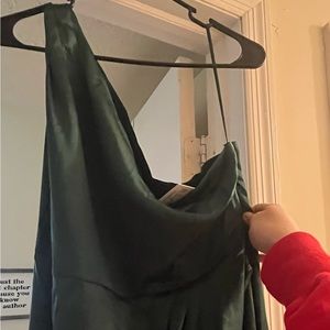 BALTIC BORN EMERALD DRESS WITH SLIT, SIZE LARGE, unfortunately it does not fit